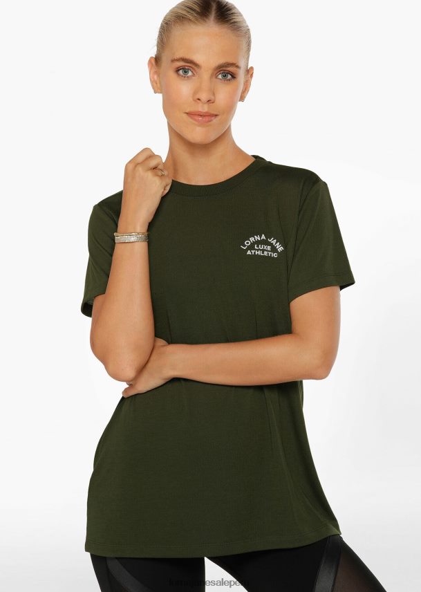 vestir B4PDPH29 mujer verde de lujo Lorna Jane camiseta de loto B4PDPH29 Ropa de abrigo de moda Lorna Jane sale Peru Lorna Jane activewear mejore sus actividades al aire libre